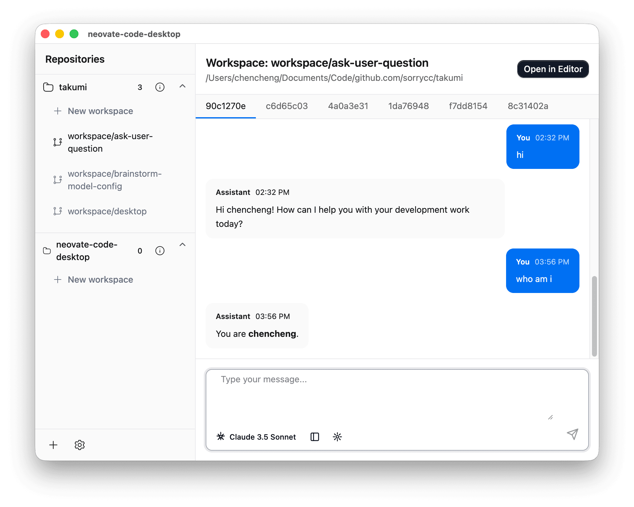 Neovate Code Desktop
